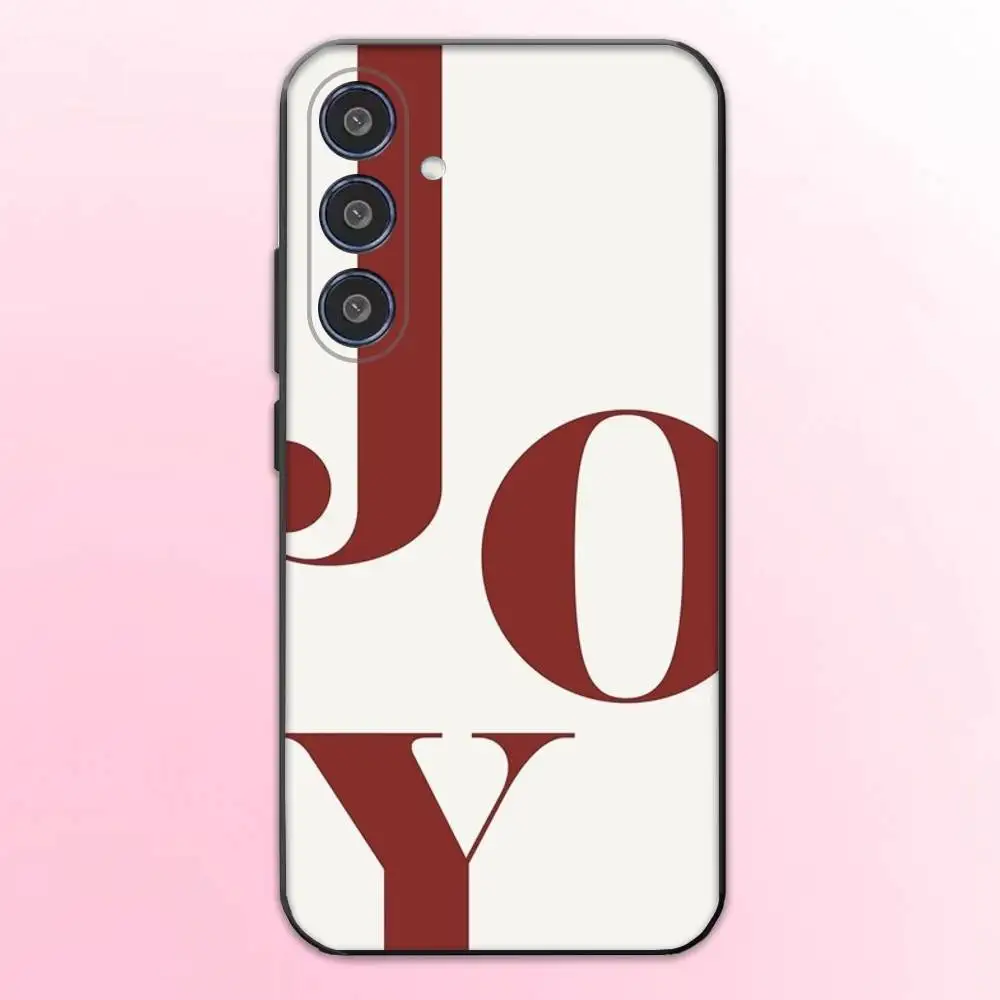 メリークリスマスツリーギフト電話ケースサムスンギャラクシーA73、A72、A71、A70、A53、A52、A51、その他ソフトブラックカバー用