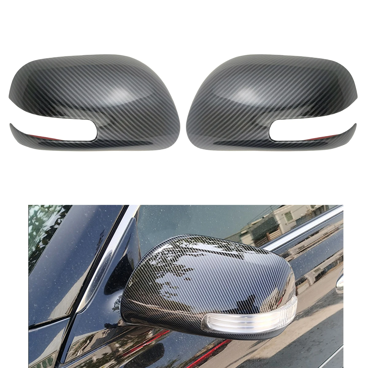 

Gloss Carbon Car Accessories Door Mirror Covers Trim Chrome Paste Style For Scion Tc Xd Xb 2008 2009 2010 2011 2012 2013 2015