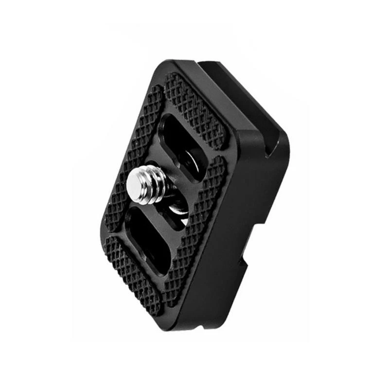 für SIRUI TY-C10 Metall-Schnellwechselplatte mit 1/4''-20 Kameraschraube, Stativmontageplatte, passend für DSLR-Kamerastativ, Kugelkopf