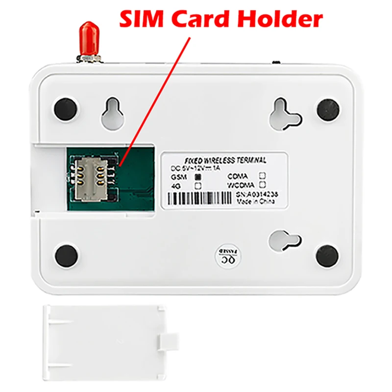 Fixed Wireless Terminal Band GSM SIM Card Phone Line Desktop Caller Dialer GSM850/900/1800/1900MHZ EU Plug