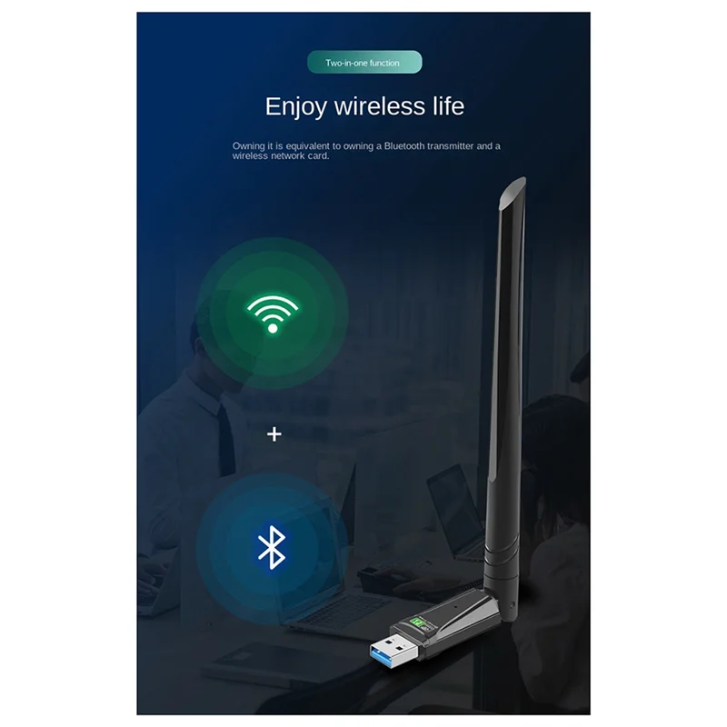 Well Made-Ax900mbps 듀얼 밴드 USB 네트워크 수신 송신기 Bluetooth 5.3 Wifi 어댑터 무선 네트워크 카드 2 In 1