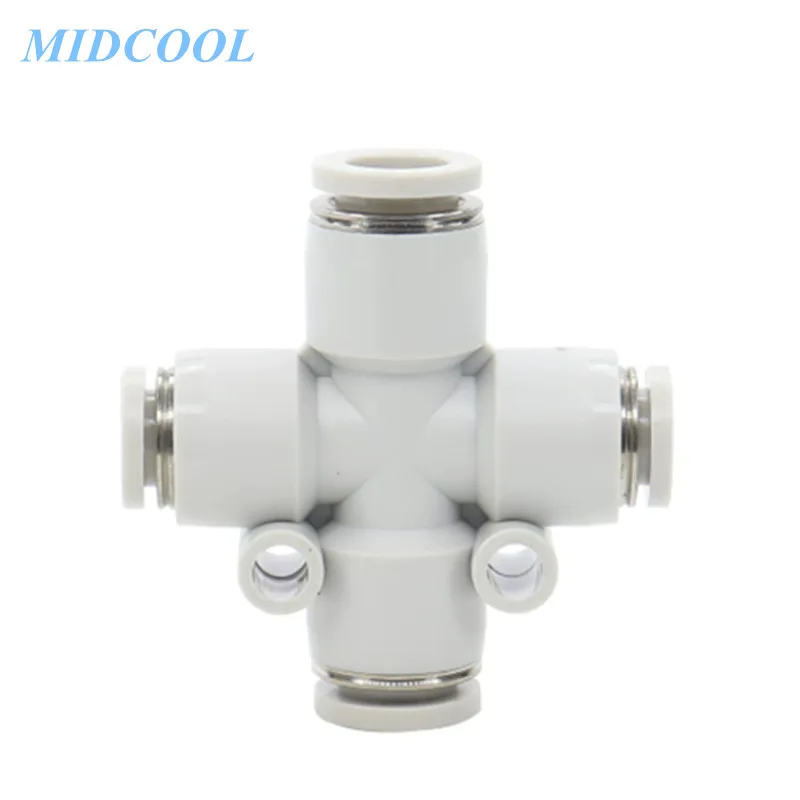 One-Touch Fitting PZG Series PZG6-4 PZG8-6 PZG10-8 PZG12-10 Tube-tube Type Different Diameter Cross