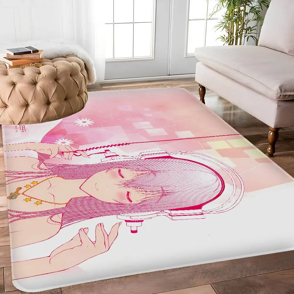 S-Super Sonico Classic Bathroom Mat Non-Slip Laundry Room Mat Laundry Decor Balcony Child Living Room Toilet Rug