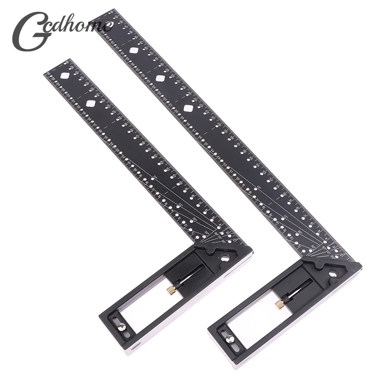 

Multifunctional Right Angle Ruler 90 °/45 ° High Precision Positioning Marking Thickened Angle Ruler Woodworking Special Tools