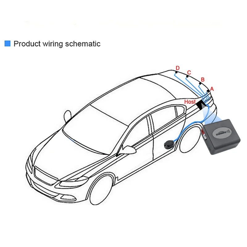 Reversing Radar Sensor Probe Buzzer General Car Spare Parts Accessories Supplies