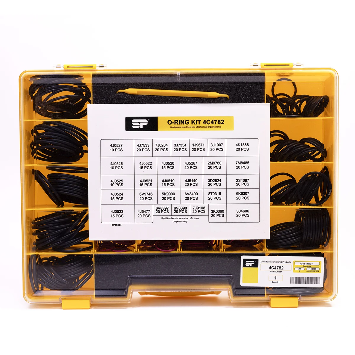 4C-4782 O-Ring Kit For Excavator Hydraulic Oring Repair Kit