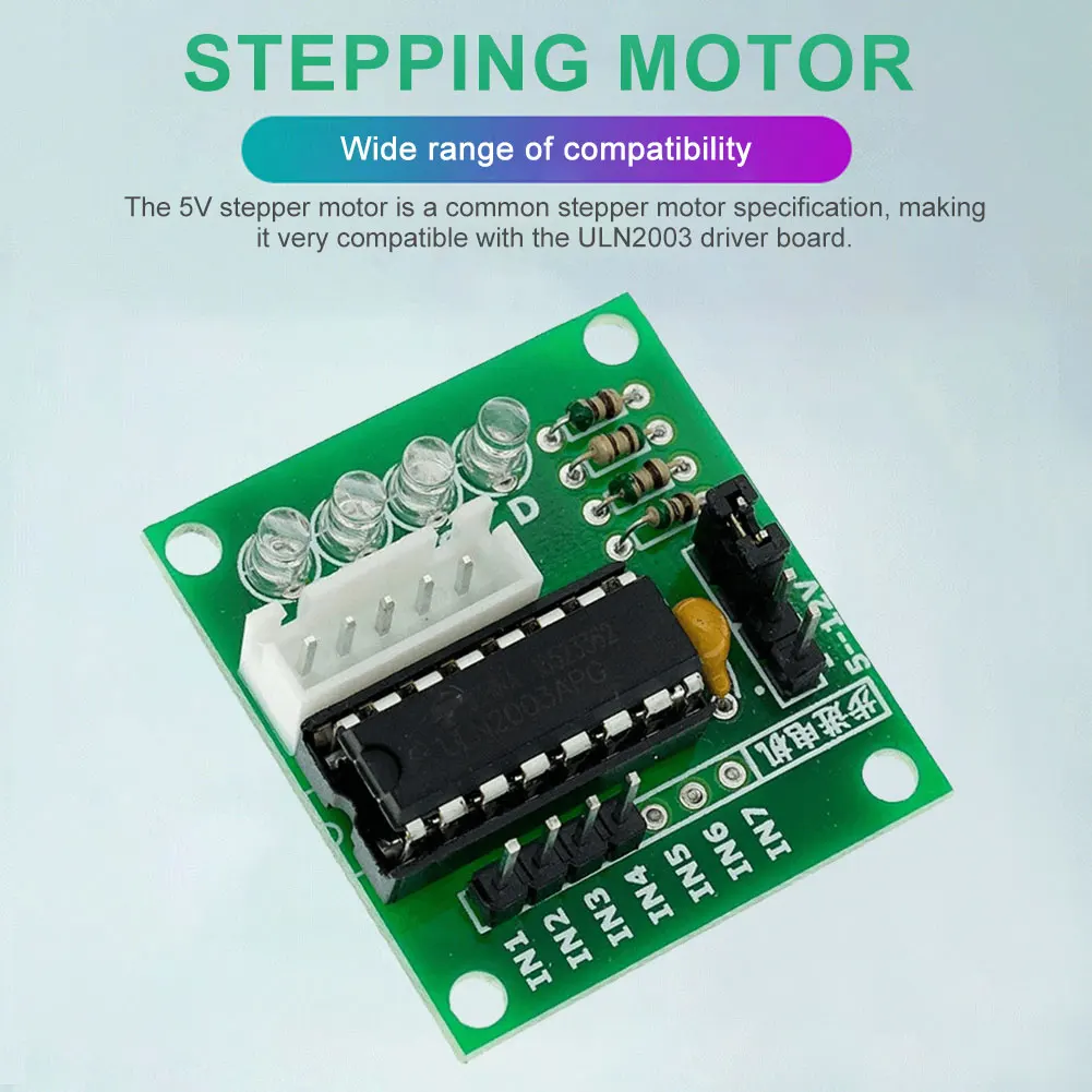5V Stepper Motor Driver Board Multi-Channel Output 28BYJ-48 ULN2003 4-Phase Drive Module Board Electronic Components