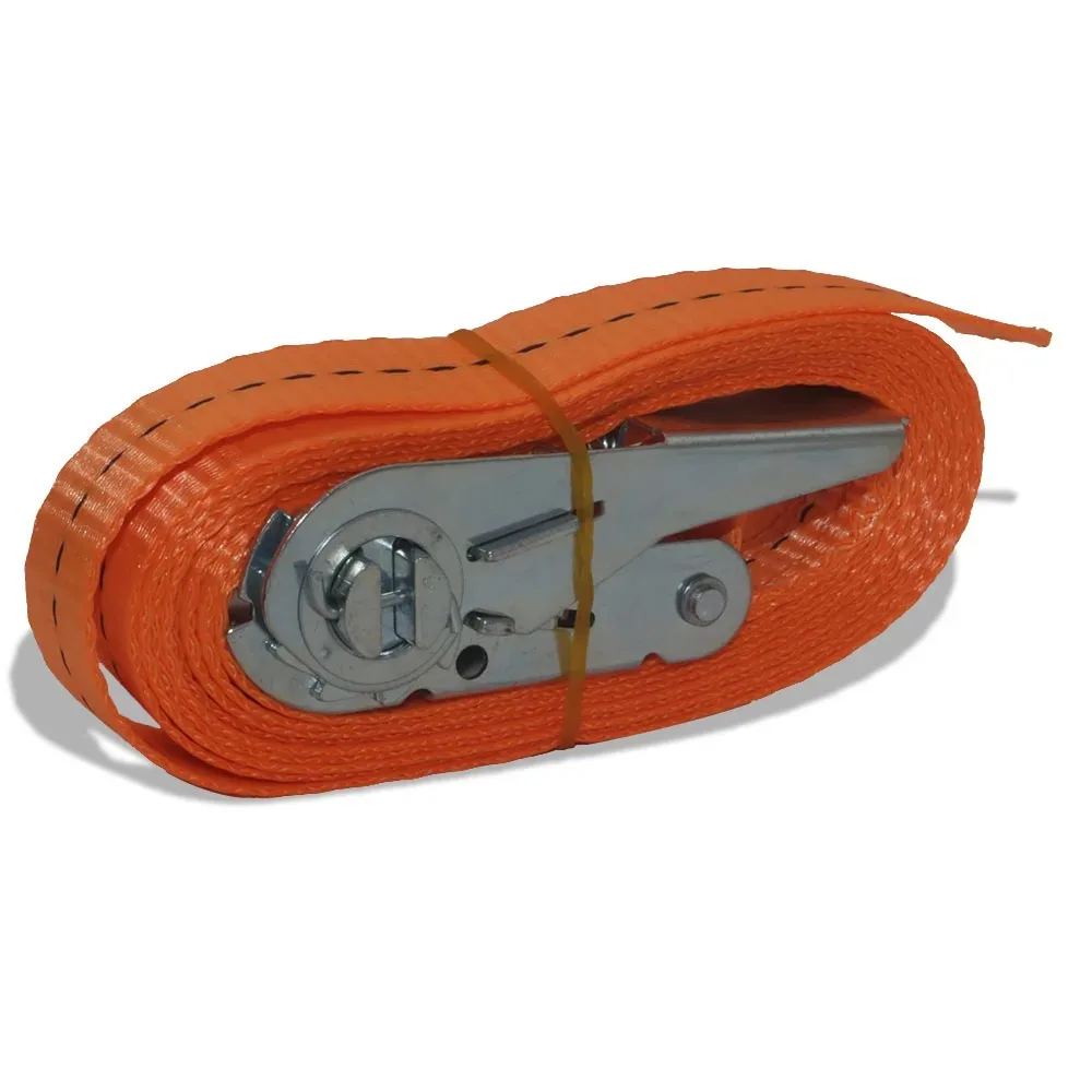 5 m langer Spanngurt mit Ratschenverschluss für den Gütertransport, Spannseil für den Transport von Gepäck und Waren, Outdoor-Camping – Detail 19
