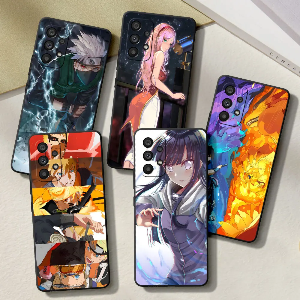 Naruto Hatake Kakashi Case for Samsung Galaxy A15 A53 A16 A55 A12 A32 A21s A54 A33 A34 A24 A51 A71 A52 A22 A13 TPU Phone Cover