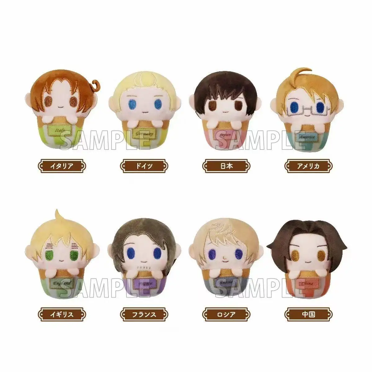 

Мягкая плюшевая кукла-подвеска Hetalia Axis Powers: Иван Брагинский, Фрэнсис Боннэфой, косплей-игрушка в коробке для фанатов аниме