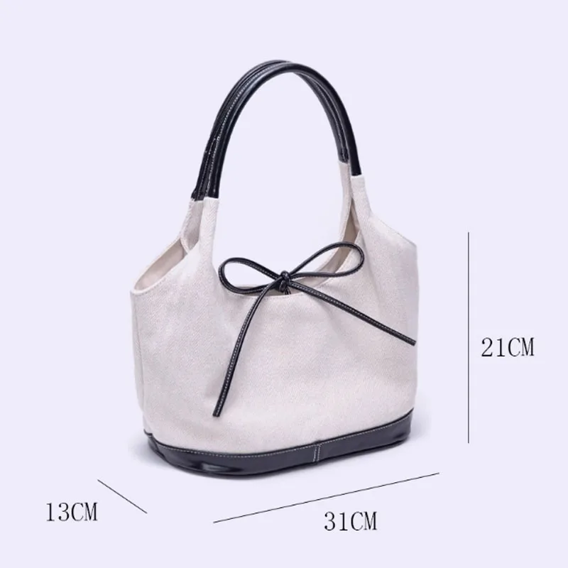 Sac fourre-tout en toile de grande capacité pour femme, sac sous les bras, sac initié au commpiedmont, rétro, E27, nouveau, 2025