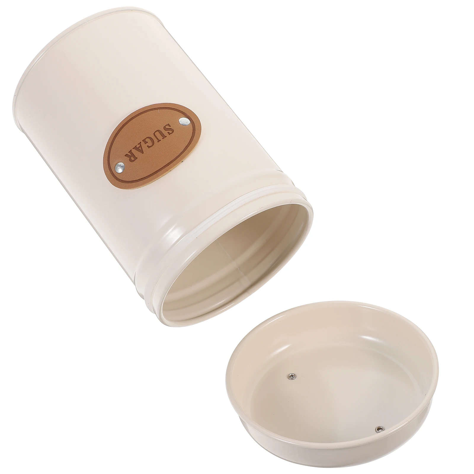 

1pc Airtight Coffee Canister Metal Storage Jar Lid Nordic Style Dustproof Container Kitchen Organizer Tea Coffee Sugar