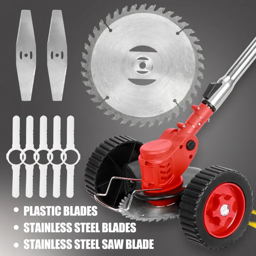 8Pcs/Set Weed Eater Blades Sharp Stainless Steel String Trimmer Blade Wear Resistant Rust Resistant Trimmer Accessory