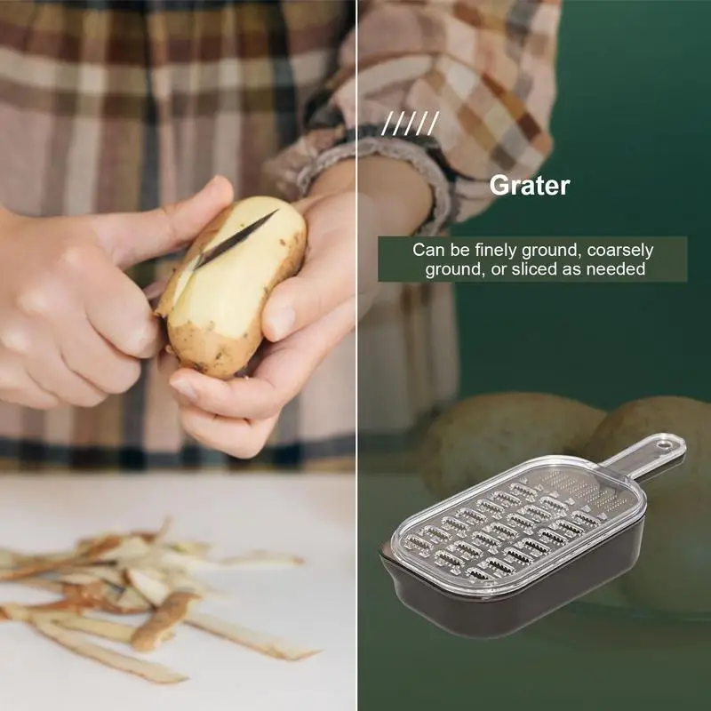 Ginger Grater Kitchen Zester Grater Hygienic Disassembled Grater For Daikon Wasabi Yam Onion Ginger And More Fruits And