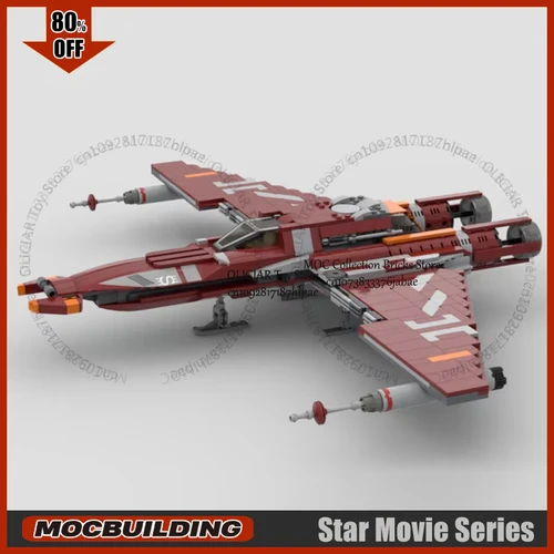 Ensembles de films vaisseau spatial Moc blocs de construction Striker-class Fighter technologie briques Starfighter Kits modèle jouets cadeaux de noël