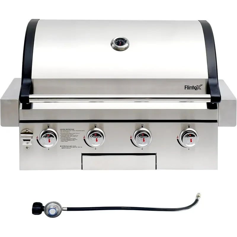 Built in Outdoor Kitchen Grill 650 sqin Cooking Area 30 inch