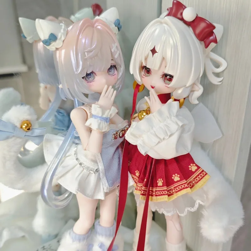 

New Come4free Fortune Sign Series Blind Box Cute 1/8 Bjd Action Figures Dolls Movable Joint Dolls Collectible Toys Girls Gifts