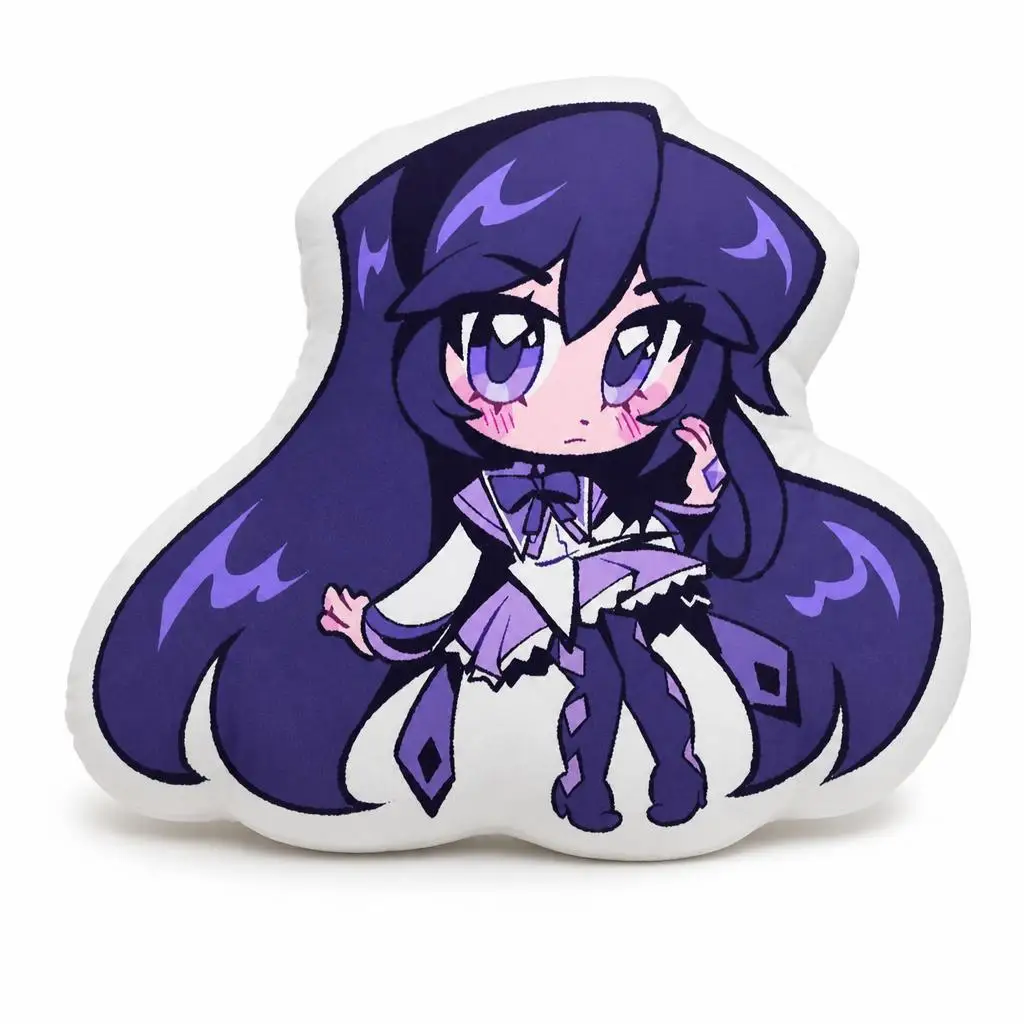 Homura Puella Magi Madoka Magica Plush Pillow Cushion Irregular Stuffed Throw Pillow Home Decor Gift Sofa Bed Couch
