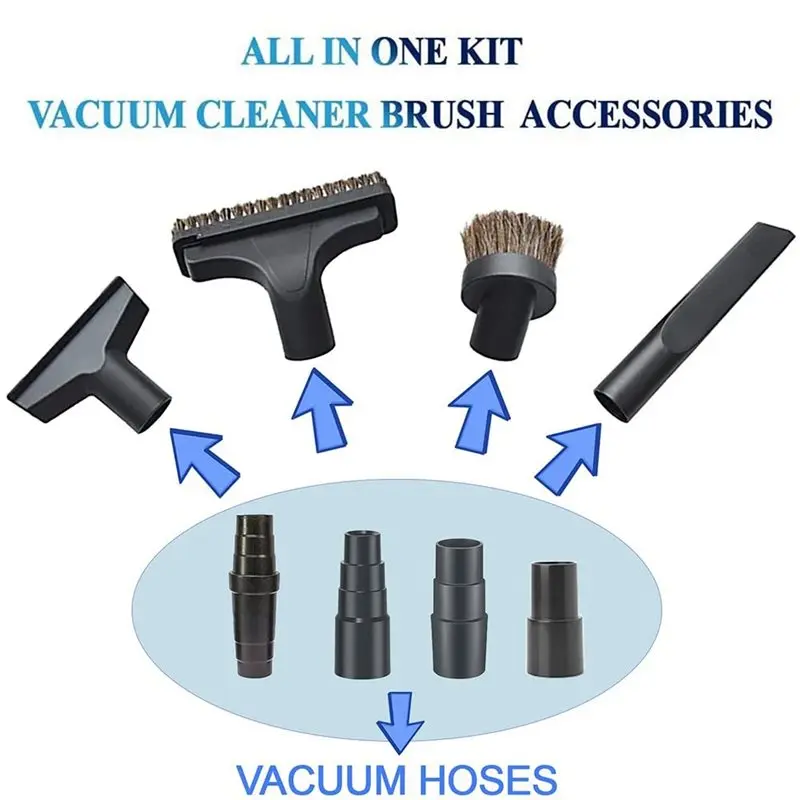 [HOT!A24R】 For Vacuums' 4Pcs Vacuum Attachment Adapter Kit Hose Conversion Convert 1 1/2 Inch To 1 1/4 Inch For Vacext' S Pool
