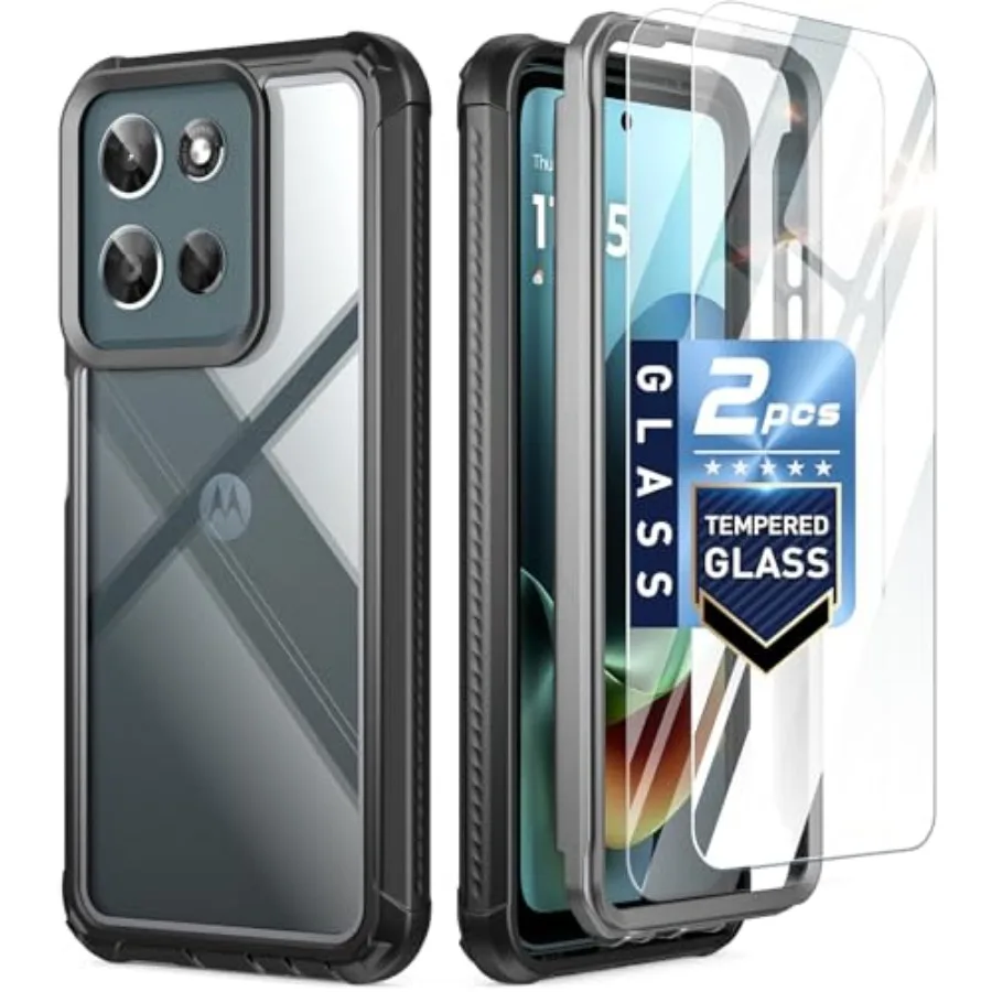 

Guardian Case for Motorola Moto G 5G 2026/Moto G Play 2026, [20FT Mil-Grade Drop Tested], [2 Tempered Glass Screen Protector] F