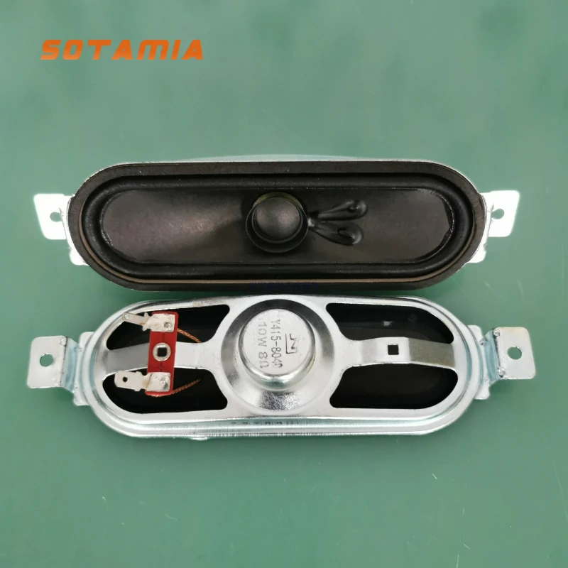 SOTAMIA 2PCS 155*46mm 전체 범위 LCD TV 스피커 8 옴 10W 종이 콘 유형 TCL Hisense 용 광고 스마트 음성 스피커