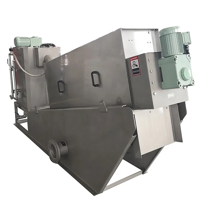 High Quality Dewatering Screw Press System Sewage Treatment in Manufacturing