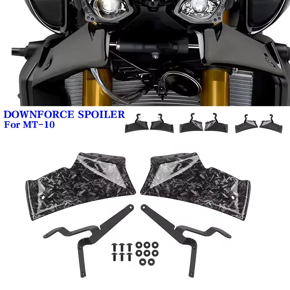 Motorcycle Front Spoiler For YAMAHA MT-10 MT10 MT 10 SP 2022-2026 2025 Aerodynamic Wing Deflector Sport Downforce Naked Spoilers