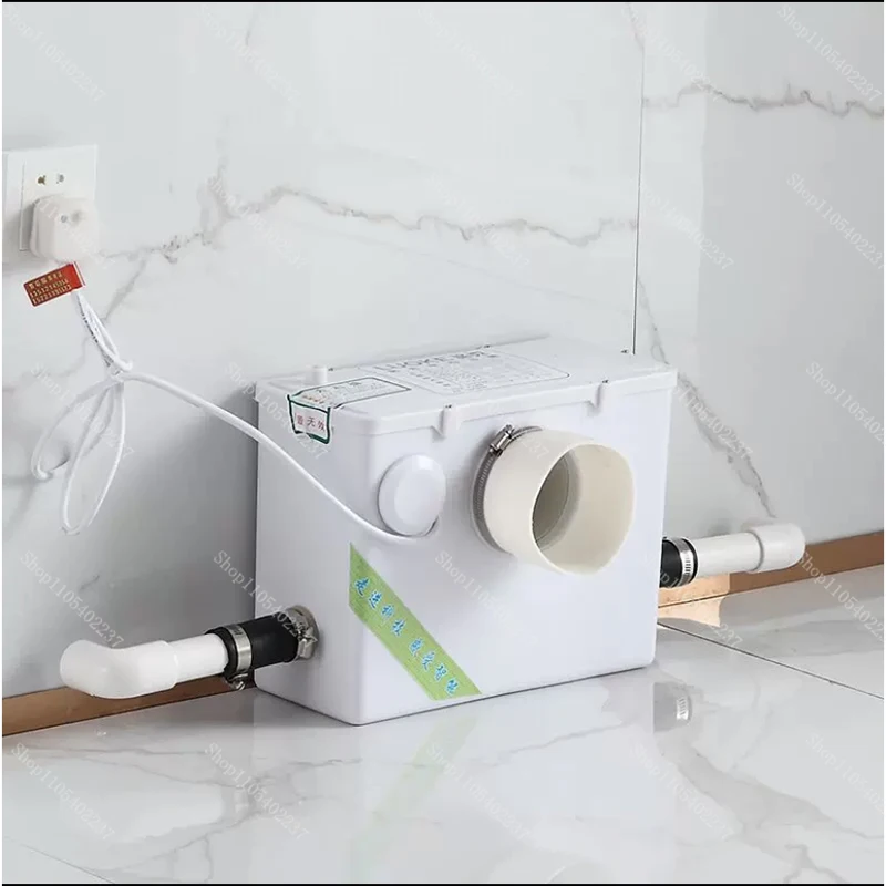 500W Automatic Sanitary Pulverizer Pump for Toilet Sink Bathtub Septic Tank Sewage Grinder
