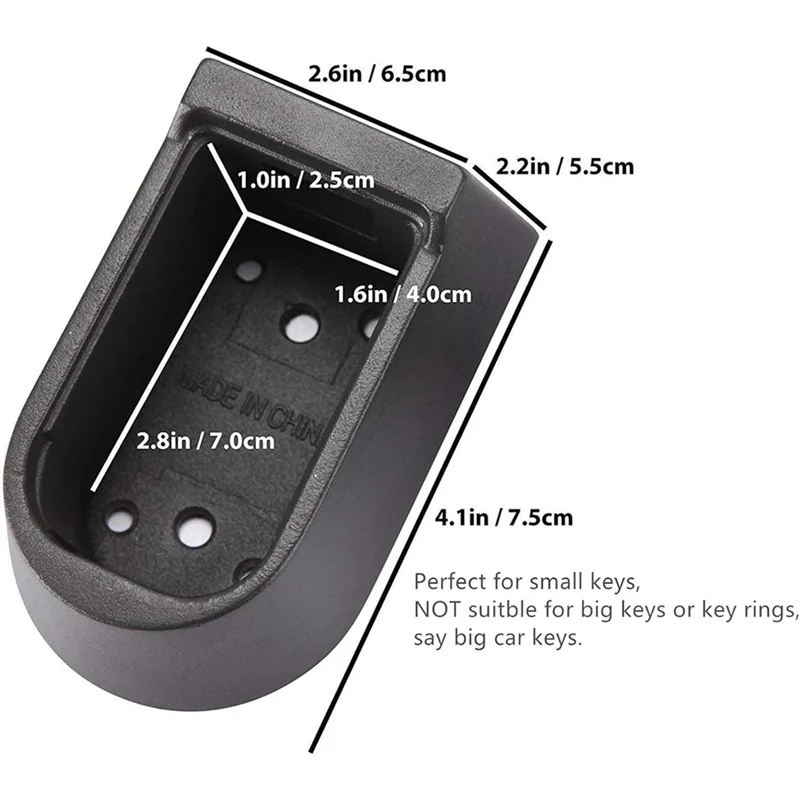 ELECT-Indoor Outdoor Key Lock Box Push Button Combination Wall Mounted Key Safe Storage Security Lock Box