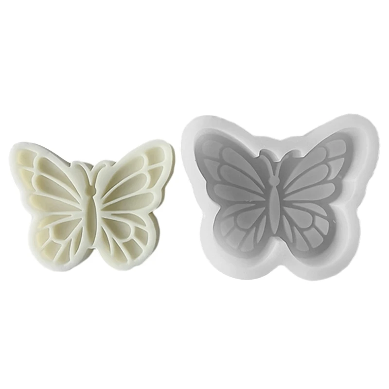 E0BF Professional Silicone Mold for Making Butterfly Candles