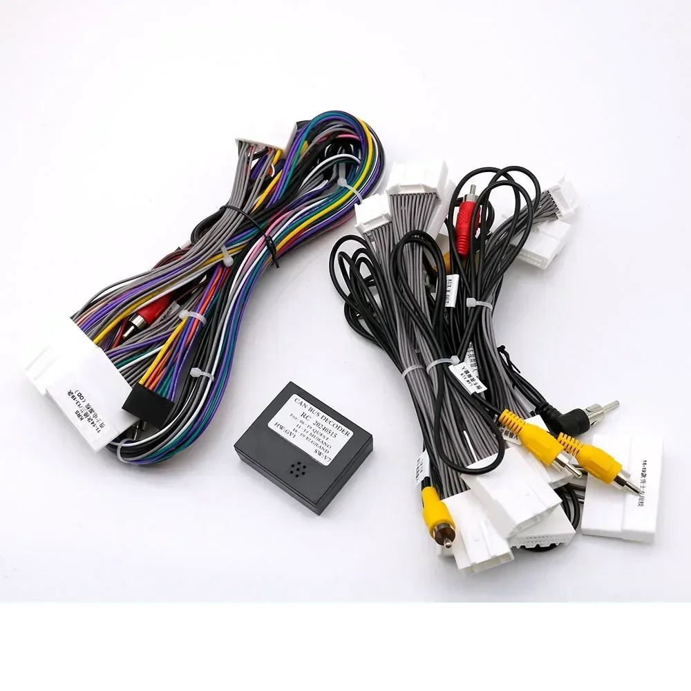 16Pin Wiring Harness Adapter with CANBUS Box for Nissan Murano 2011-2014, Android Radio Power Cable Decoder