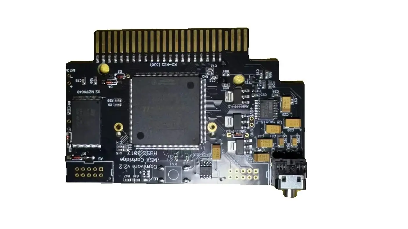 Cartão de gravação MSX Carnivore2 suporta hosts MSX, MSX2, MSX2 + MSX R, equipado com FlashROM, interface de cartão CF e função FMPAC