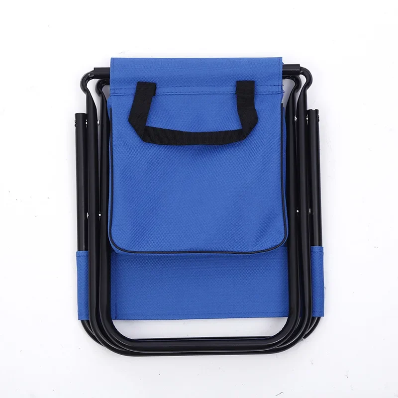 Silla plegable portátil con caja para acampar, taburete desmontable ultraligero para playa, pesca, senderismo al aire libre, Picnic, viajes, 1 unidad