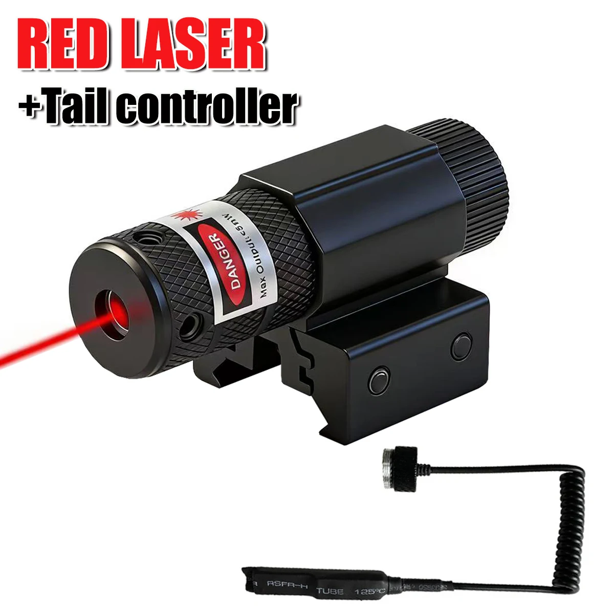 Taktischer Infrarot-Entfernungsmesser Roter Laser-Zielvisier mit 11mm/20mm Schienenmontage Roter Punkt Laserpointer Zubehör Testwerkzeug – Detail 7
