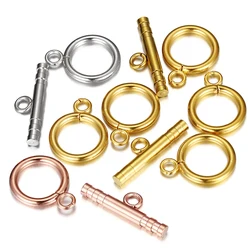 4sets/lot Stainless Steel OT Clasps Buckle Connectors for DIY Bracelet Necklace Jewelry Findings Making Accessories High Quality