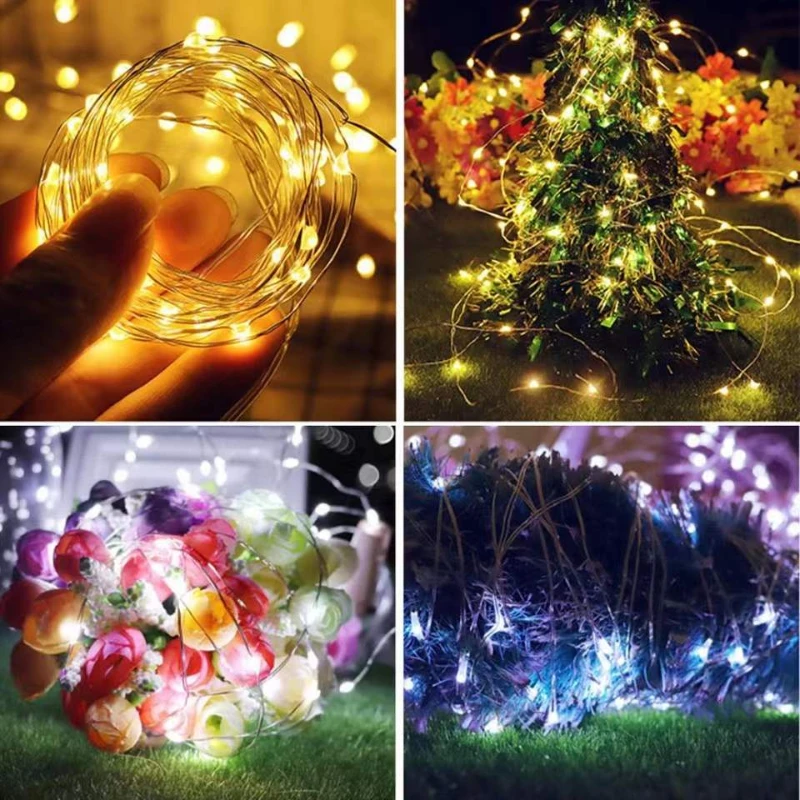 20 Led Batterij Aangedreven Zilveren Wijnfles Verlichting Kurk Led Koperdraad Kleurrijke Kerstverlichting Voor Feest Kerst Decor