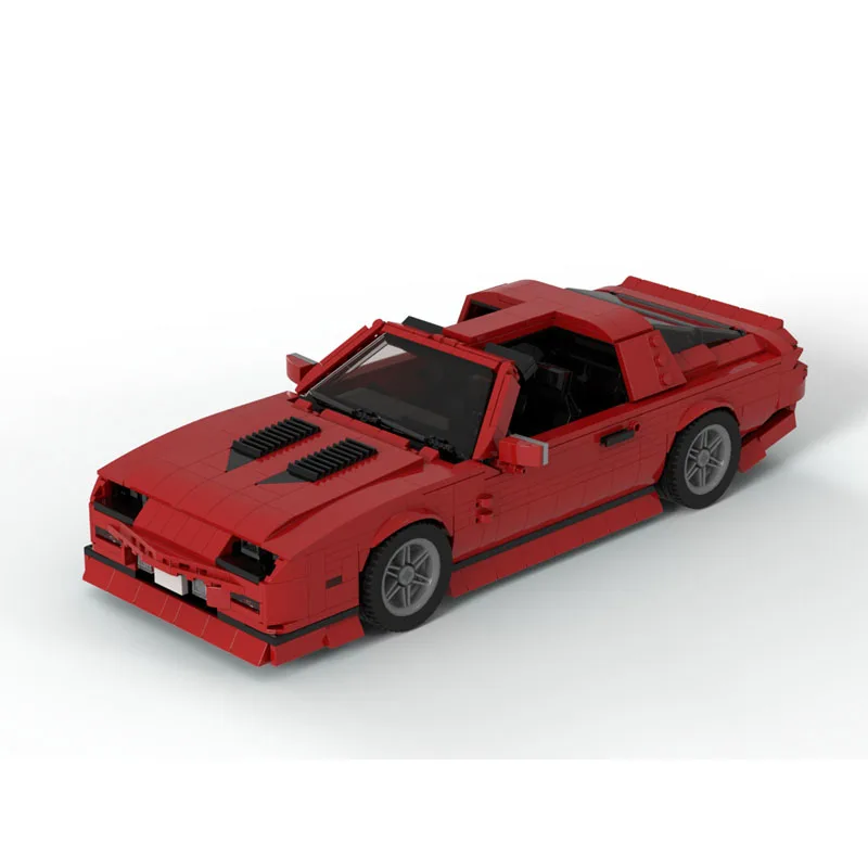 MOC-186738 Red New Supercar Building Block Model 1384 Building Block Parts MOC Creative Building Blocks Kids Birthday Toy Gift