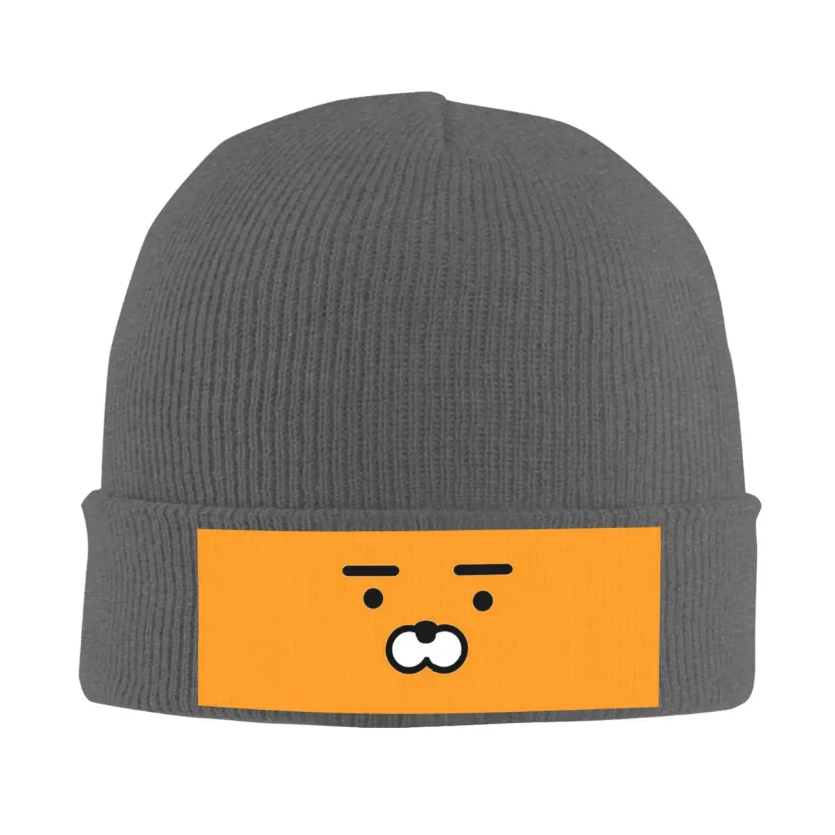 Kakao Ryan Warm Knitted Cap Hip Hop Bonnet Hat Autumn Winter Outdoor Beanies Hats for Unisex Adult