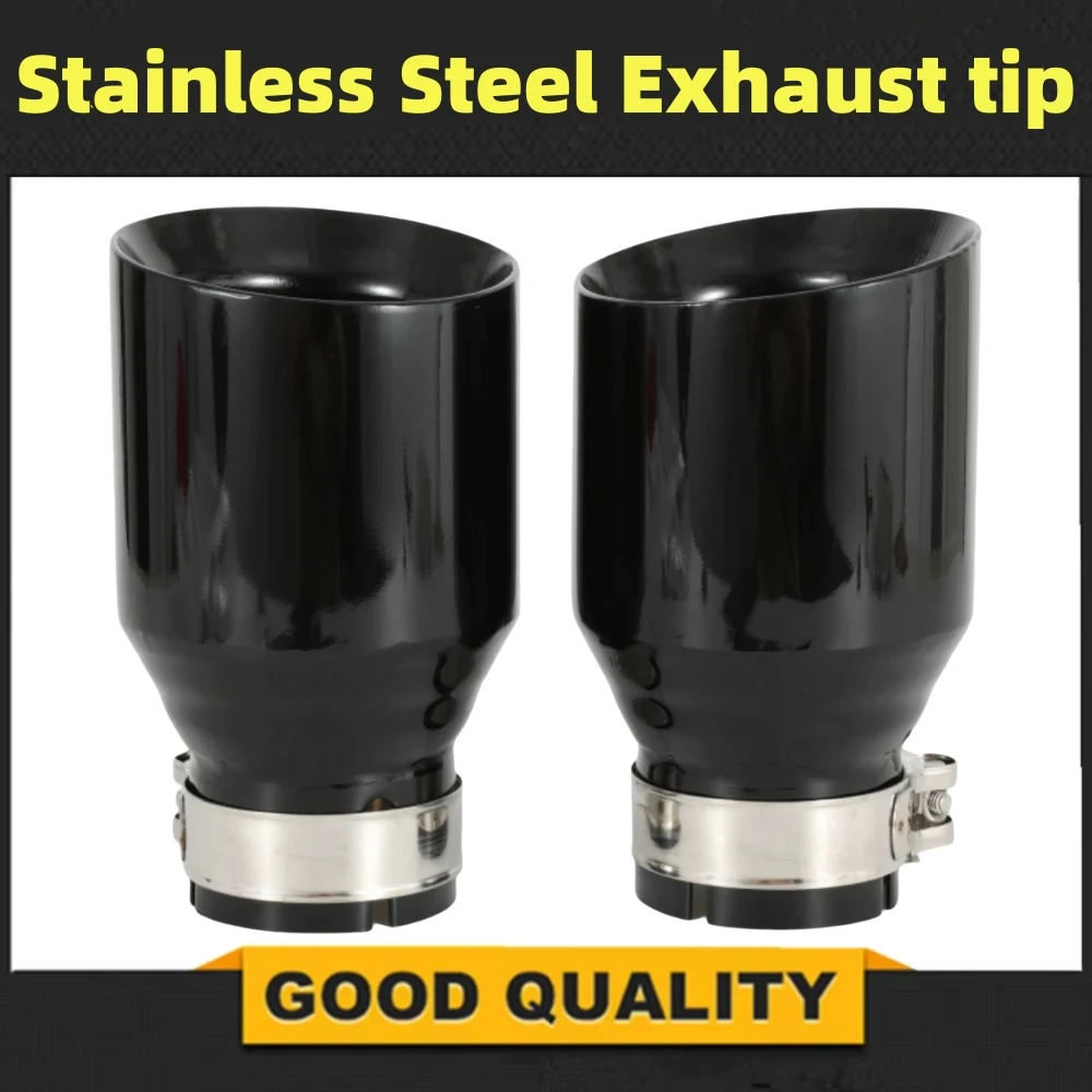 

1 шт. автомобильные аксессуары, выхлопная насадка, пескоструйная обработка, нержавеющая сталь 304, черные автомобильные насадки на выхлопную систему, глушитель, накладка на автомобильный глушитель AK