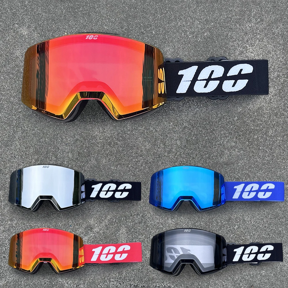 

Newest Magnetic Lens Windproof Motorcycle Goggles Dustproof Motocross Racing Cycling Outdoor Sports Riding Off-road Ski Glasses