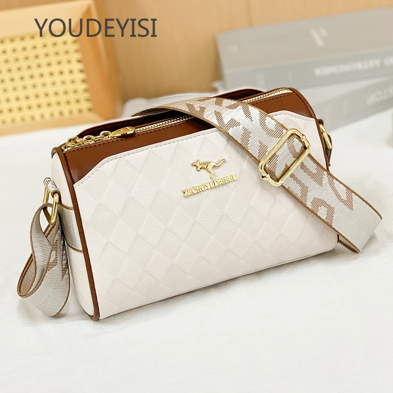 YOUDEYISI Luxury Women Messenger Bag Famous Designer Lady Shoulder Bags Fashionable Checkered Trendy Crossbody Bolsas Sac A