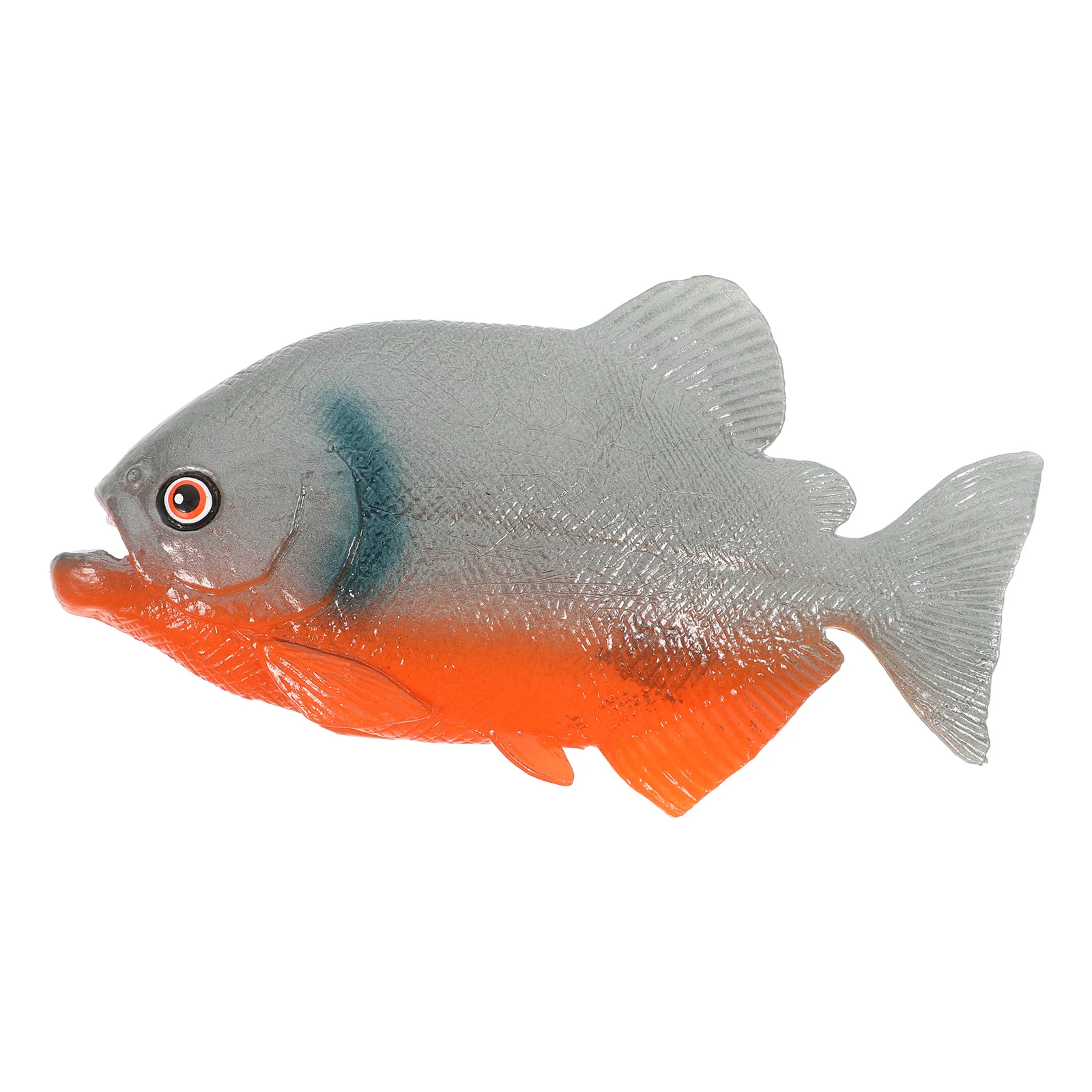 Piranha Toy Simulation Sea Life Animal Simulated Model Static River Fish Ornament Plastic Shaped Child