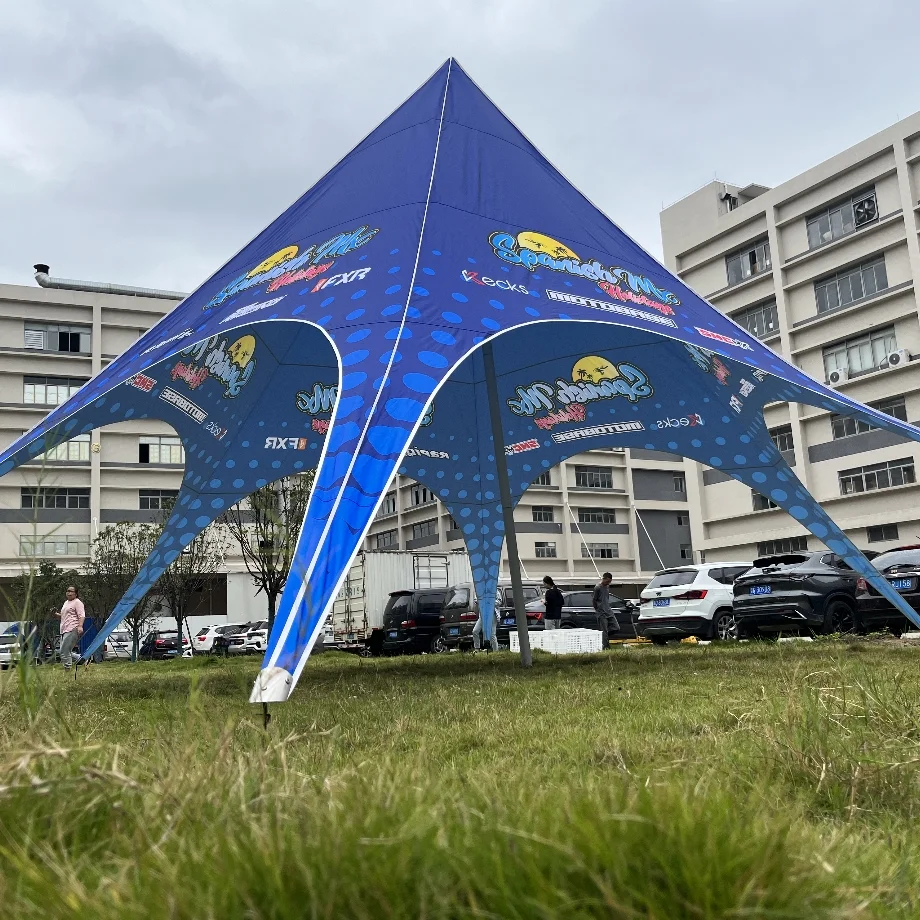 Mountainhiker Star Shaped Party Sunshade Canopy Spider Star Marquee Party Tent