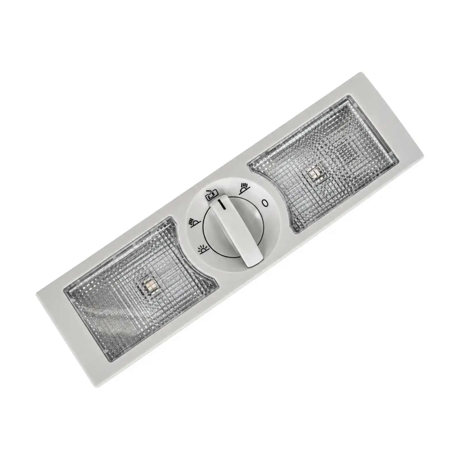 Rotary Control Overhead Lamp Compact Rear Roof Reading Lamp Nonglaring Car Interior Reading Light for Vehicle Cabin