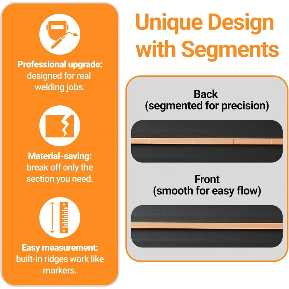 

B84B-Flux Coated For Copper And Brass 15% Silver Brazing Rods, Silver Solder HVAC Welding Rod Kit,20 Pieces 10" For Plumbing