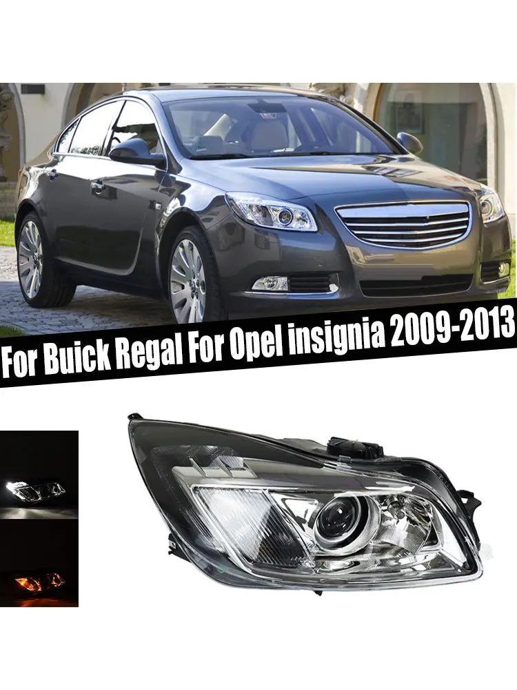 Dla Buick Regal Dla Opel insignia 2009-2013 10PIN Xenon Przedni zderzak Reflektor Sygnałowy Światło Dzień Światło Głowowe Akcesoria Samochodowe (Only Left) — Zdjęcie 2 z 2