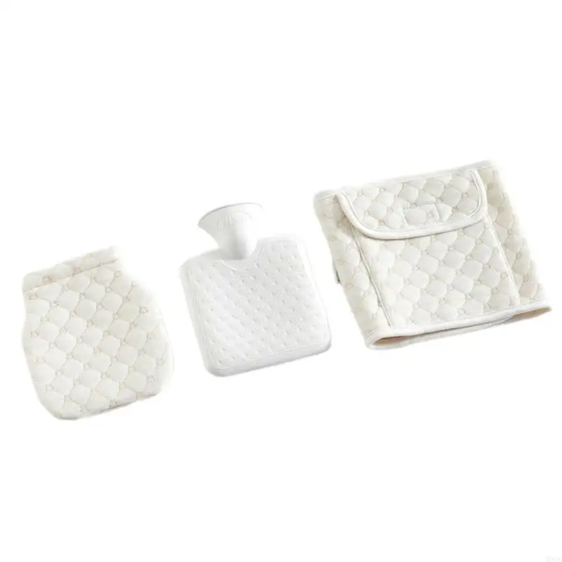 

3Pcs Child's Hot Water Bag with Protector Sleeve Convenient and Safe Baby Belly Band for Everyday Warmth and Relief