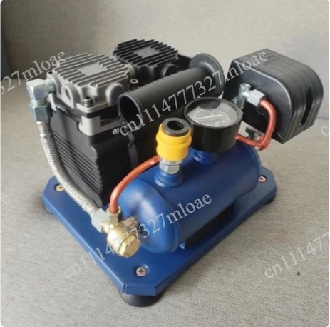 Portable Small Brushless Oil-Free Air Compressor, Lithium Battery Tire Air Pump with Car Charging for Household Use