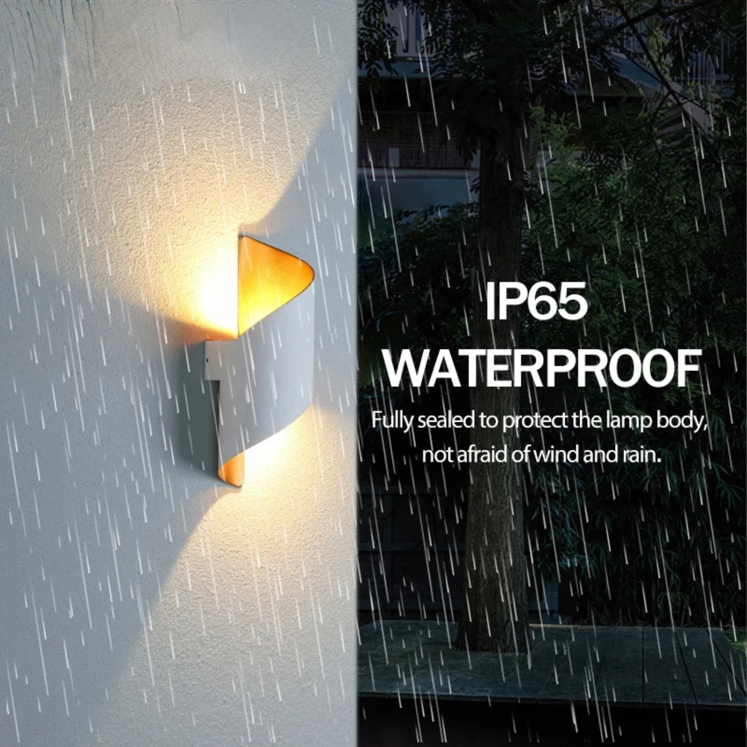 Applique Murale LED Chic Nordic Imperméable, Éclairage Niket Extérieur, 10W