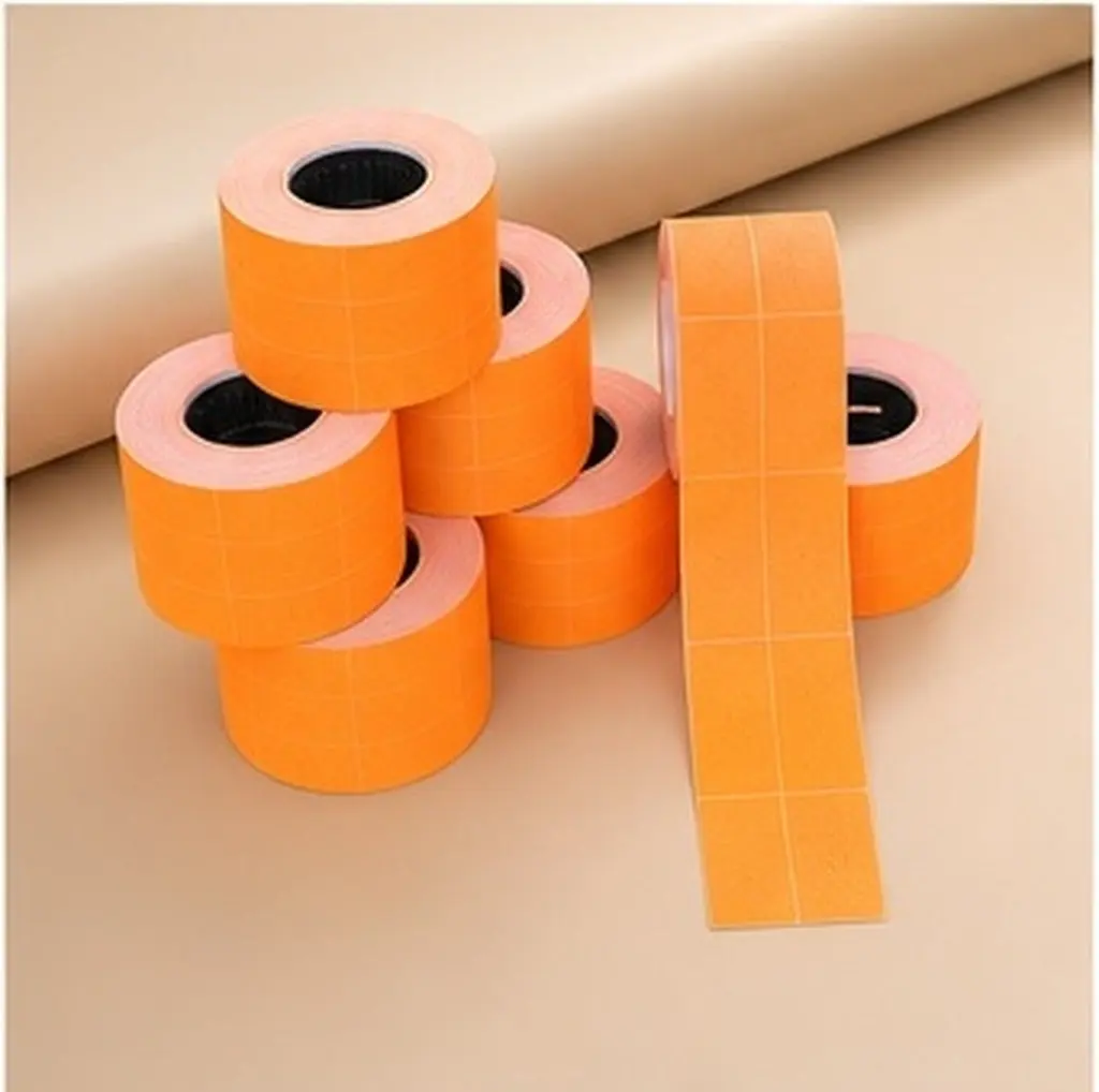 10 Rolls -6600 Price Label Paper Dual-Row Price Marker Labeler Roll for Retail Pricing Tags Stickers Pricemarker Labeler Roll